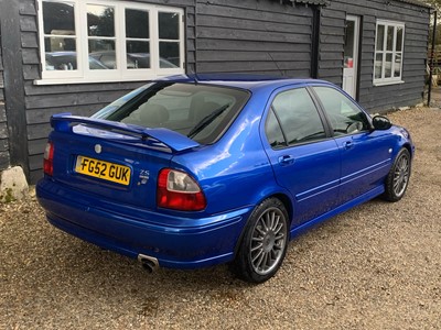 Lot 75 - 2002 MG ZS 180 2.5 V6 petrol, manual, hatchback, reg. no. FG52 GUK