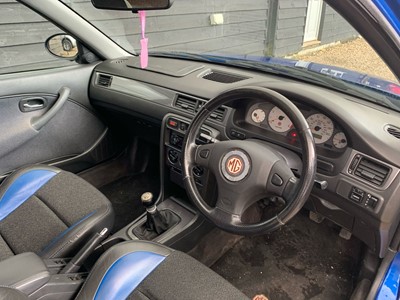 Lot 75 - 2002 MG ZS 180 2.5 V6 petrol, manual, hatchback, reg. no. FG52 GUK