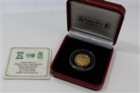 Lot 143 - The British Virgin Islands - Pobjoy Mint Gold...