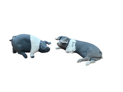 Lot 1007 - Lawson Rudge, two pigs