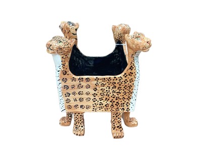 Lot 1003 - Prue Piper, ‘Big cats planter’ Provenance: Messums