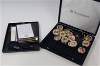 Lot 114 - World - Westminster 24ct gold plated...