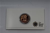 Lot 118 - G.B. The Royal Mint Bullion Sovereign 2010,...