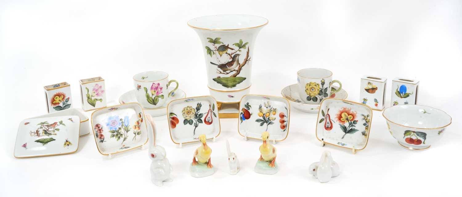 Lot 36 - Group of Herend porcelain