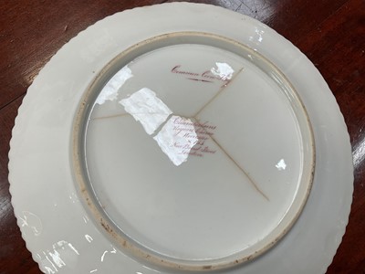 Lot 14 - Group of Chamberlains Worcester porcelain dessert ware