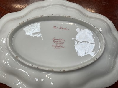 Lot 14 - Group of Chamberlains Worcester porcelain dessert ware