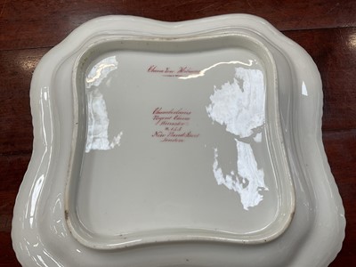 Lot 14 - Group of Chamberlains Worcester porcelain dessert ware