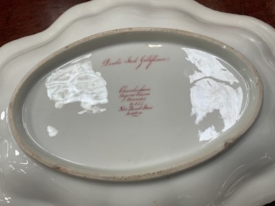 Lot 14 - Group of Chamberlains Worcester porcelain dessert ware