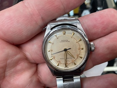 Lot 688 - 1950s Rolex Oyster Royal stainless steel wristwatch, purchased new in 1955, with the original receipt