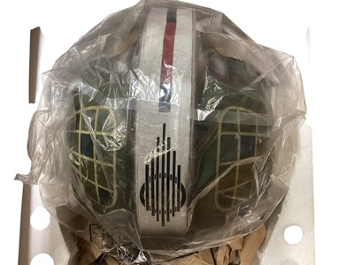 Lot 68 - Denou Novo Star Wars Gold Leader Rebel Pilot Helmet, boxed (1)