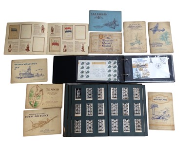 Lot 1168 - Collection of cigarette cards, loose and in albums