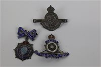 Lot 654 - Silverer Essex Imperial Yeomanry sweetheart...