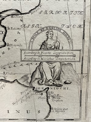 Lot 120 - Wells map of Eastern Europe, c.1700, “A New Map Of Sarmatia Europea Pannonia and Dacia”. By Edward Wells, 1667-1727. Laid to wove paper. The map 45x53.5cm. And one other 18th century nautical co...