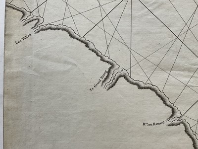 Lot 120 - Wells map of Eastern Europe, c.1700, “A New Map Of Sarmatia Europea Pannonia and Dacia”. By Edward Wells, 1667-1727. Laid to wove paper. The map 45x53.5cm. And one other 18th century nautical co...