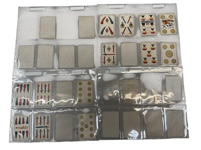 Lot 913 - Deck of 40 Spanish 'Cavalry Pattern' playing cards, circa 1840