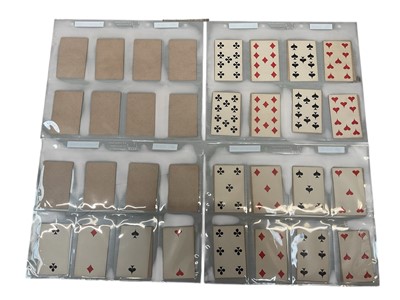 Lot 921 - Complete deck of 52 Russian French suited standard pack playing cards, circa 1880, 'First sort'