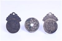 Lot 101 - China - 19th century brass charms - to include...