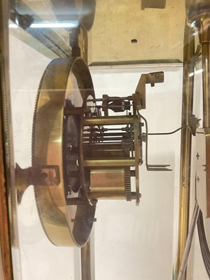 Lot 734 - Edwardian Four glass mantel clock