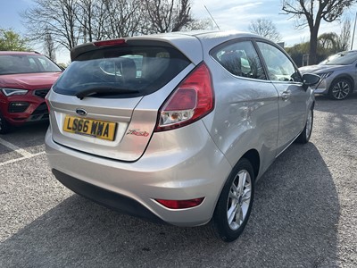 Lot 76 - 2016 Ford Fiesta 1.25 Zetec, manual, 3-door hatchback, reg. no. LS66 WWA