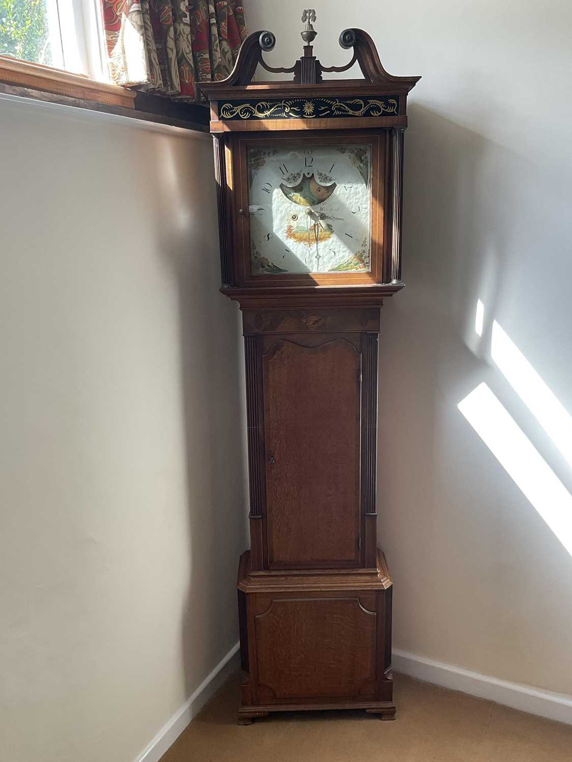 Lot 750 - George III 8 day longcase clock, by Sam Maddock, Winsford