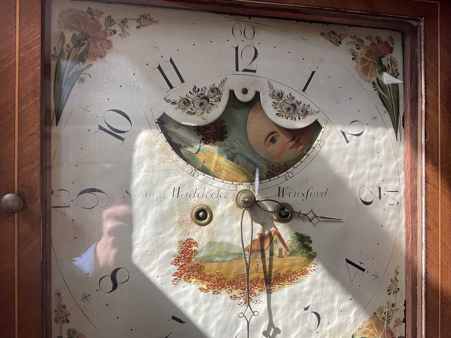 Lot 750 - George III 8 day longcase clock, by Sam