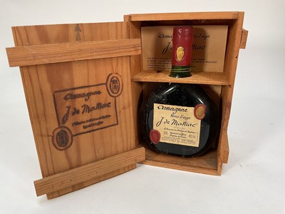 Lot 11 - Armagnac, one bottle, J. de Malliac, 0.70l., 40%, owc