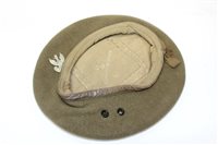 Lot 683 - Scarce Second World War Polish infantry beret...