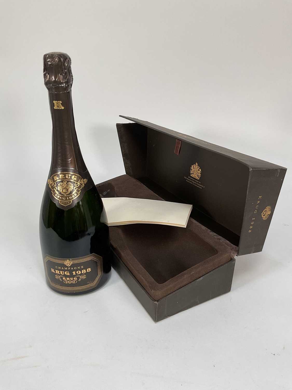 Lot 15 - One bottle, Krug Champagne vintage 1988, in original card box