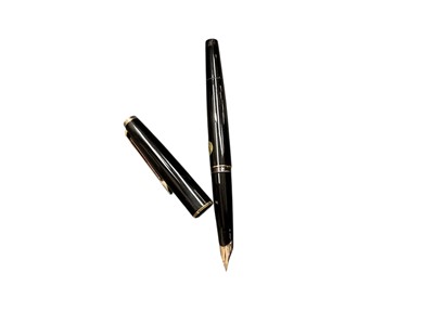 Lot 2405 - Montblanc pen set in original leather case, including a Meisterstuck No 149