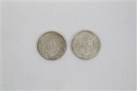 Lot 19 - G.B. Edward VII Half Crowns 1906. GVF and 1907....