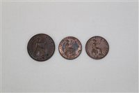 Lot 22 - G.B. Victoria copper Coinss - to include Penny...