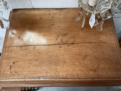 Lot 1420 - Victorian walnut Wellington chest
