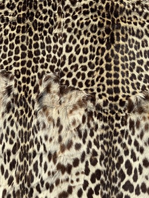Lot 911 - Large Rowland Ward of London preserved Leopard pelts wall hanging, label to backing, 239cm x 222cm