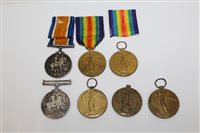 Lot 512 - First World War pair - comprising War and...