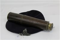 Lot 523 - First World War brass and leather spotting...