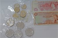 Lot 105 - G.B. mixed Coinss and banknotes - to include...