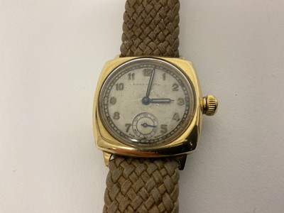 Lot 690 - 1930s Rolex Oyster 9ct gold cased gentlemen's wristwatch