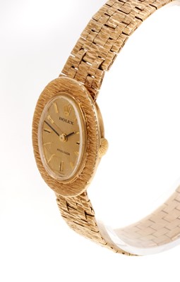 Lot 691 - 1970s Rolex Precision 9ct gold ladies' wristwatch