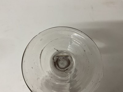 Lot 54 - Pair of 18th century cordial glasses