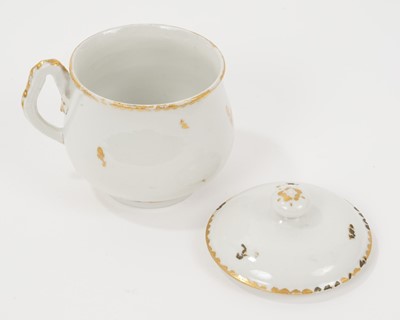 Lot 62 - Rare Bristol custard cup and cover