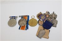 Lot 529 - First World War and later Medals trio,...