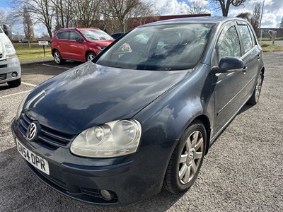 Lot 1 - 2004 Volkswagen VW Golf 2.0 GT FSI 5 door hatchback, reg. no. GV54 OPR, finished in blue with a cloth interior. The car has covered approximately 119,000 miles from new. MOT expired 18th October...
