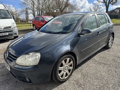 Lot 1 - 2004 Volkswagen VW Golf 2.0 GT FSI 5 door hatchback, reg. no. GV54 OPR, finished in blue with a cloth interior. The car has covered approximately 119,000 miles from new. MOT expired 18th October...