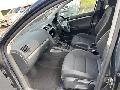 Lot 1 - 2004 Volkswagen VW Golf 2.0 GT FSI 5 door hatchback, reg. no. GV54 OPR, finished in blue with a cloth interior. The car has covered approximately 119,000 miles from new. MOT expired 18th October...