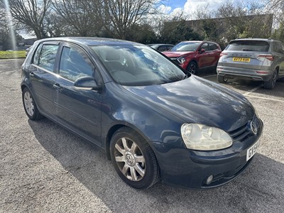 Lot 1 - 2004 Volkswagen VW Golf 2.0 GT FSI 5 door hatchback, reg. no. GV54 OPR, finished in blue with a cloth interior. The car has covered approximately 119,000 miles from new. MOT expired 18th October...