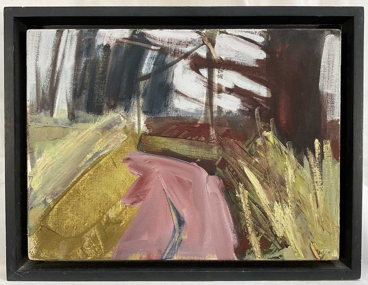 Lot 1103 - Christopher Northall (b.1960) oil on canvas - Waldingfield View No. 2, framed Exhibited: Gainsborough's House 1999. Provenance: The collection of the late Lord Phillips of Sudbury...