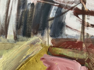 Lot 1103 - Christopher Northall (b.1960) oil on canvas - Waldingfield View No. 2, framed Exhibited: Gainsborough's House 1999. Provenance: The collection of the late Lord Phillips of Sudbury...