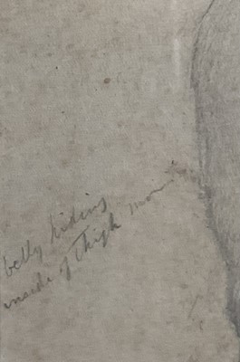 Lot 1336 - George Thomas Rope (1846-1929) pencil sketch - A Horse, inscribed, 11.5cm square, in glazed gilt frame Provenance: Xanthus Gallery, Norfolk. The collection of the late Lord Phillips of S...