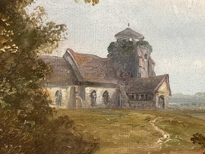 Lot 1339 - Thomas Smythe (1825-1906) oil on canvas - The Thatched Cottage, signed, in gilt frame