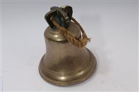 Lot 692 - Large R.A.F.-type scramble bell or possibly a...